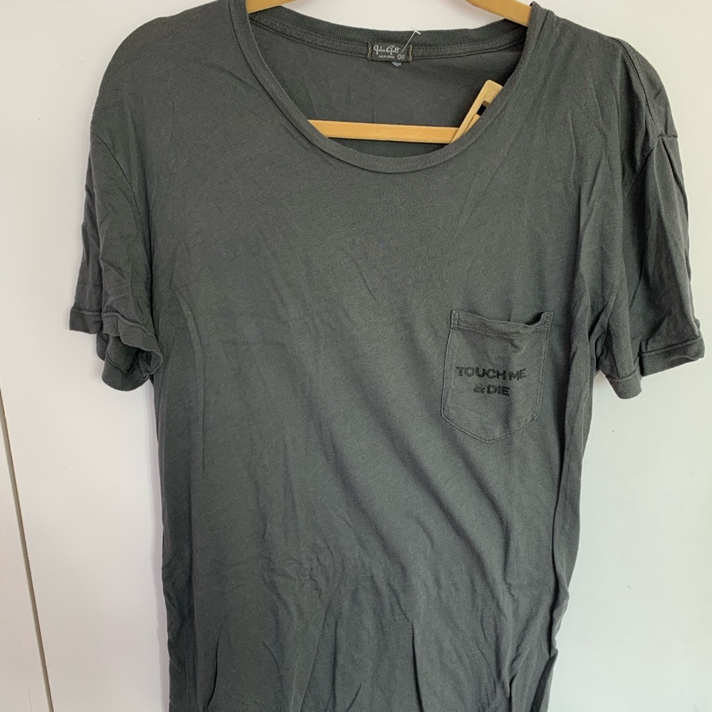 Oversized Brandy Meville tee with pocket detail